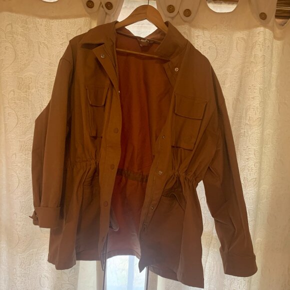 Victoria's Secret PINK Cargo Utility Jacket Size XL Color Toffee - Picture 2 of 8